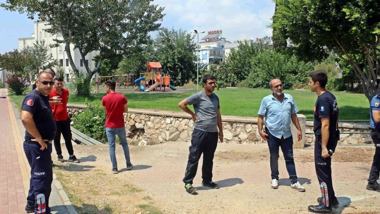 Antalya’da ekipleri alarma geçiren olay