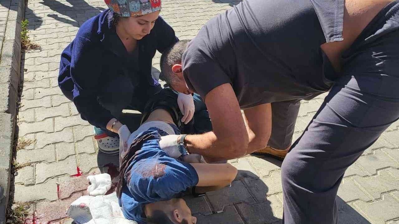 Bıçaklanan Rus genç ağır yaralandı