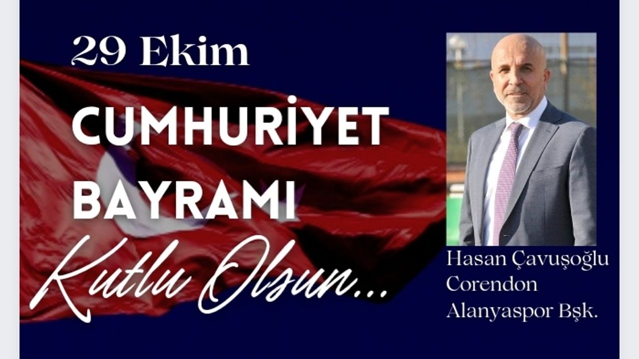 Hasan Çavuşoğlu 29 Ekim kutlaması