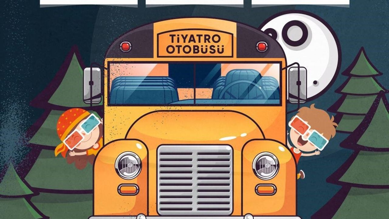 Çocuklara özel tiyatro otobüsü