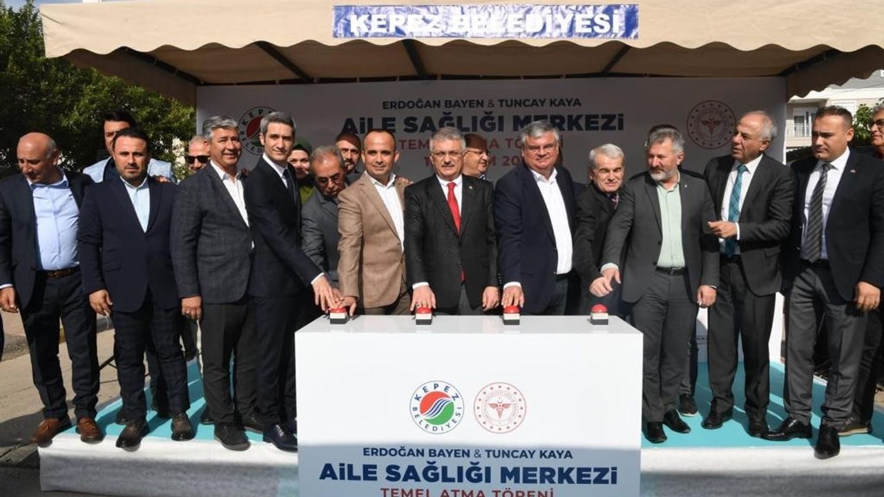 Erdoğan Bayen-Tuncay Kaya Aile Sağlığı Merkezi’nin temeli atıldı