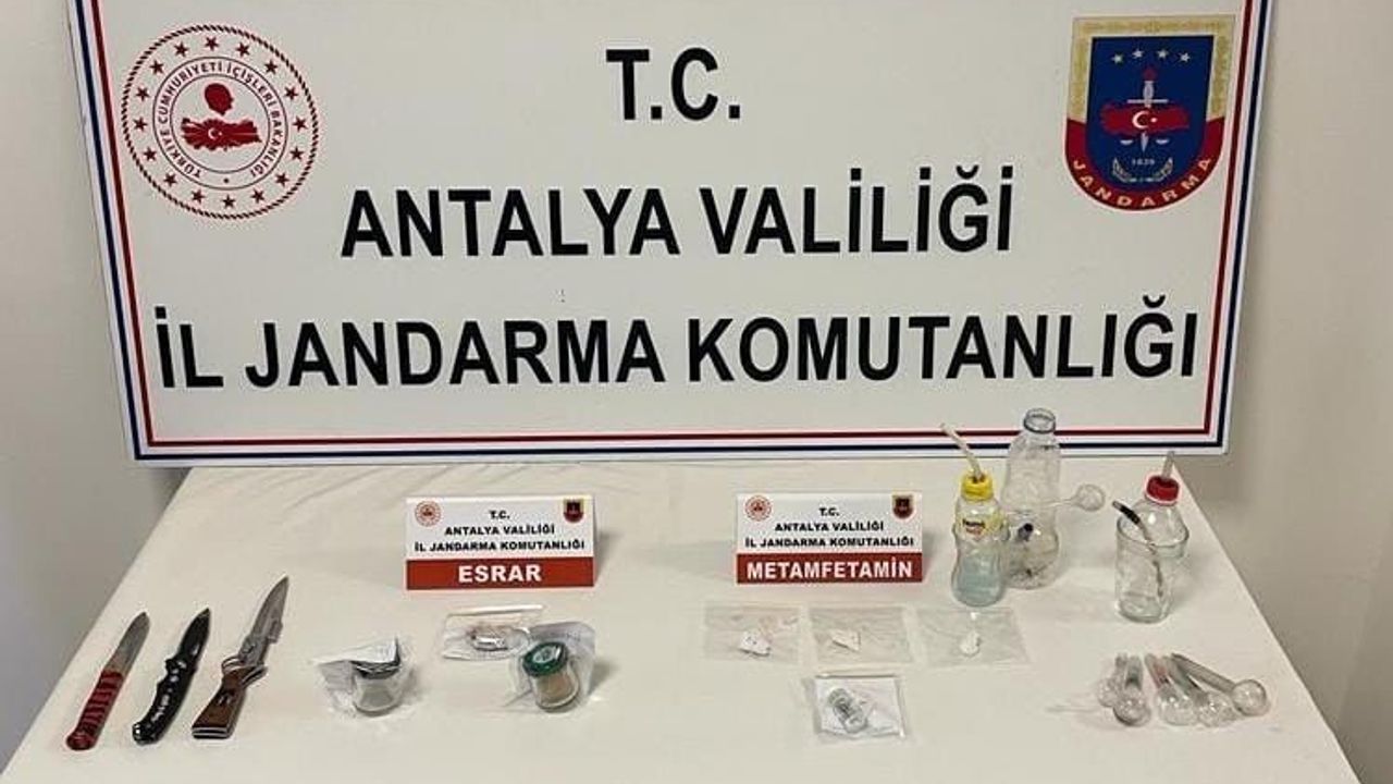 Antalya’da jandarmadan uyuşturucu operasyonu: 11 şüpheli yakalandı