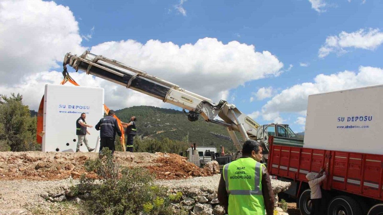 Antalya’da 14 ilçeye 121 adet su deposu yerleştirilecek