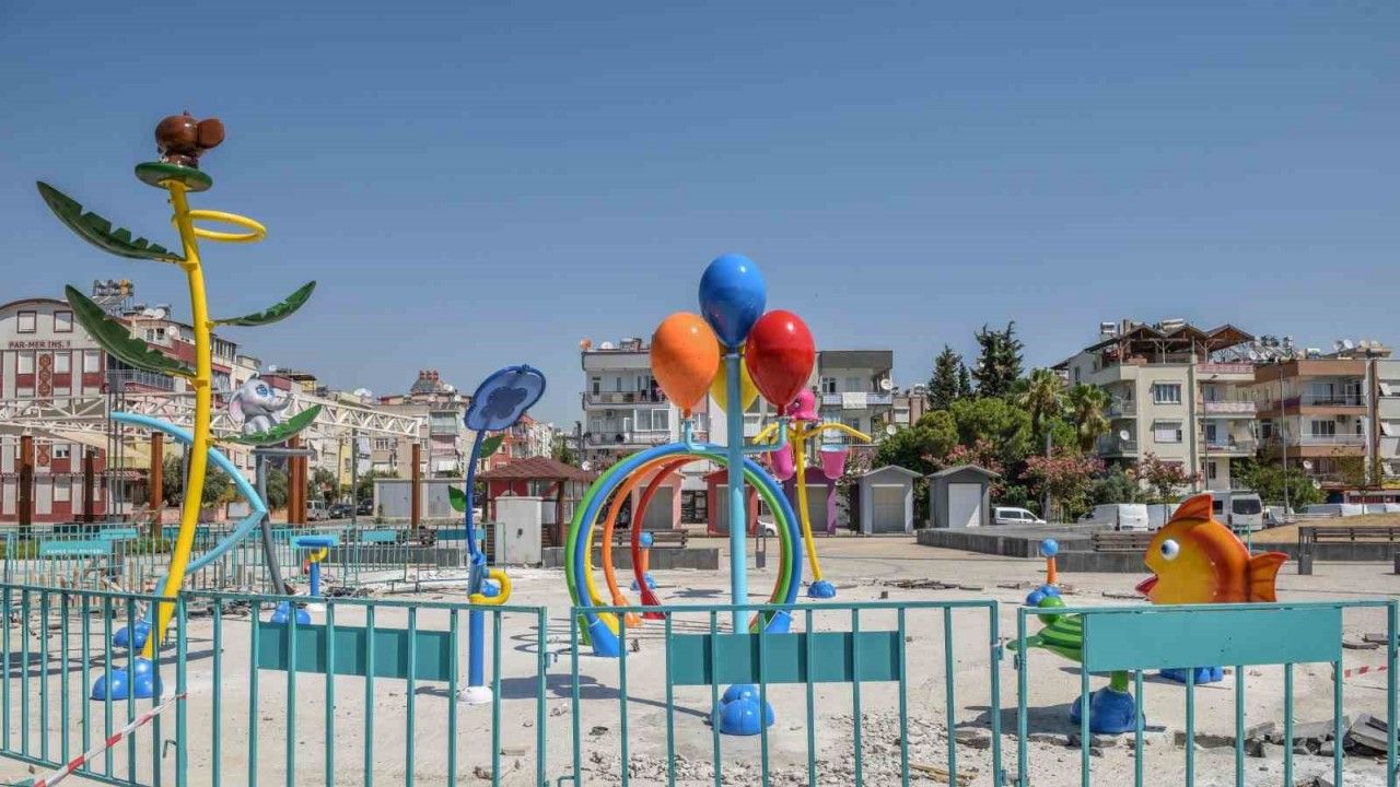 Kepez’de çocuklara su oyun parkı yapılıyor