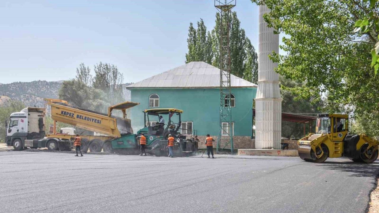 Kepez’den Varsak yaylasına sıcak asfalt