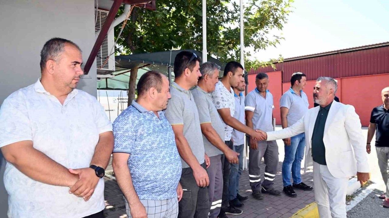Manavgat Belediyesi cenaze işleri şantiyesi yenilendi