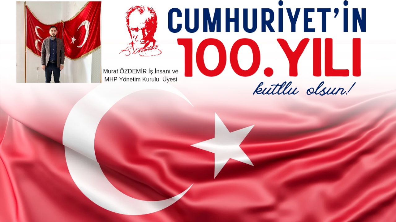 Murat Özdemir Cumhuriyet Bayramı 100'ncü yıl kutlaması