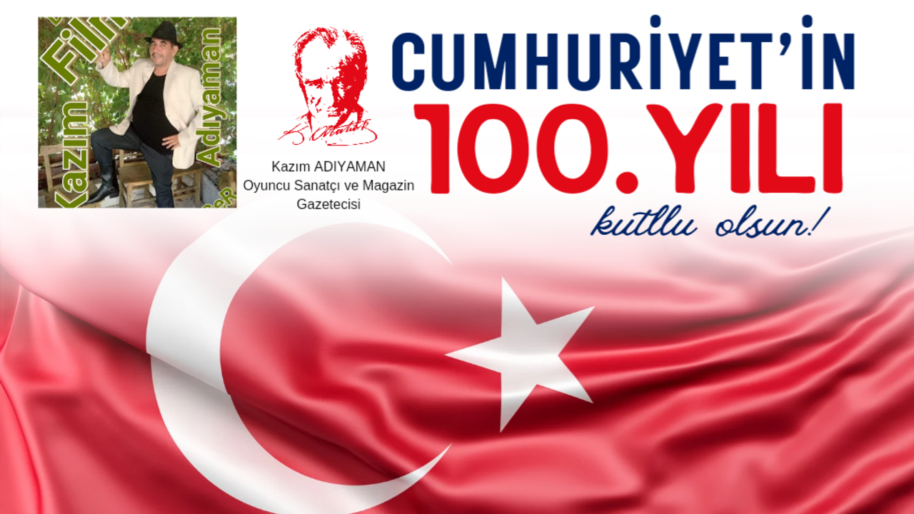 Kazım Adıyaman Cumhuriyet Bayramı 100'ncü yıl kutlaması