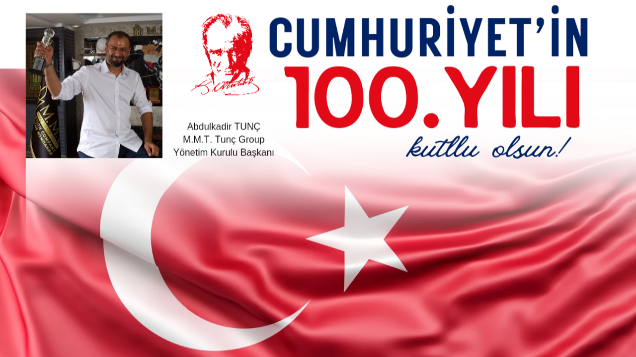 Abdulkadir Tunç Cumhuriyet Bayramı 100'ncü yıl kutlaması