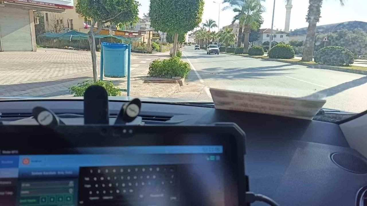 Alanya’da jandarmadan radarlı trafik denetimi
