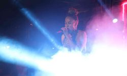 Alman şarkıcı Oceana Alanya’da sahne aldı