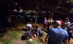 Irmakta boğulmak üzere olan kişiyi vatandaşlar kurtardı