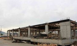 Patara Köprüsü yapım çalışmaları devam ediyor