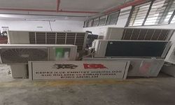 8 adet klima çalan 3 şüpheliden biri yakalandı