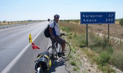 Bisikletiyle 25 yıldır pedal çevirmediği il ve ilçe kalmadı
