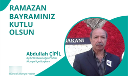 Aydınlık Geleceğin Partisi Alanya İlçe Başkanı Abdullah Çipil bayram kutlaması