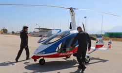 Antalya’da ormanlık alanlar gyrocopter ile havadan denetlendi