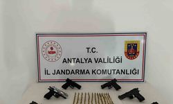 6 adet ruhsatsız tabanca ele geçirildi