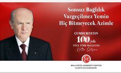 Alanya MHP'den Cumhuriyet Bayramı 100'ncü yıl kutlaması