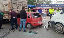 4 araçlı zincirleme kaza