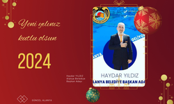 Alanya Belediye Başkan Adayı Yıldız'ın yeni yıl kutlaması