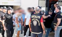 Antalya’da aranan şahıslara yönelik eş zamanlı operasyon: 140 kişi yakalandı