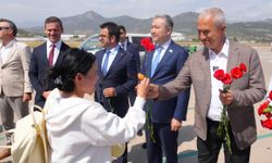 Kazakistan'dan Gazipaşa'ya ilk uçuş