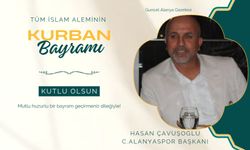 C. Alanyaspor Başkanı Hasan Çavuşoğlu bayram kutlaması