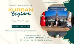 Orhan Maraşlıoğlu bayram kutlaması