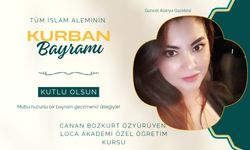 Canan Bozkurt Özyürüyen bayram kutlaması