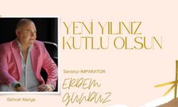 Sanatçı Erdem Gündüz Yeni yıl kutlaması