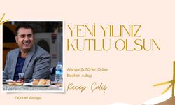 Şoförler Odasi Baskan Adayı Recep Çalış Yeni yıl kutlaması