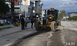 Kestel Yolu’nda bakım onarım çalışması