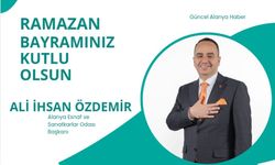 Alanya Esnaf Odası Başkanı Ali İhsan Özdemir Ramazan Bayramı kutlaması
