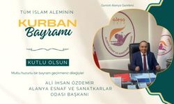 ALESO Başkanı Ali İhsan Özdemir bayram kutlaması