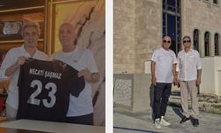 Ünlü oyuncu ve yapımcı Necat Şaşmaz'dan Başkan Çavuşoğlu'na ziyaret