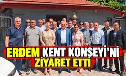 Erdem Kent Konseyi’ni ziyaret etti
