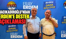 Hacıkadiroglu'ndan Erdem'e destek açıklaması