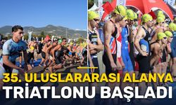 35. ULUSLARARASI ALANYA TRİATLONU BAŞLADI