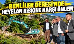 BENLİLER DERESI'NDE HEYELAN RİSKİNE KARŞI ÖNLEM