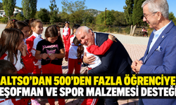 ALTSO’DAN 500’DEN FAZLA ÖĞRENCİYE EŞOFMAN VE SPOR MALZEMESİ DESTEĞİ
