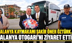 Alanya Kaymakamı Otogar esnafıyla buluştu