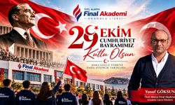 Özel Alanya Final Akademi Anadolu Lisesi Müdürü Yusuf Göksun Cumhuriyet Bayramı kutlaması