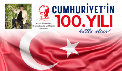 Kazım Adıyaman Cumhuriyet Bayramı 100'ncü yıl kutlaması