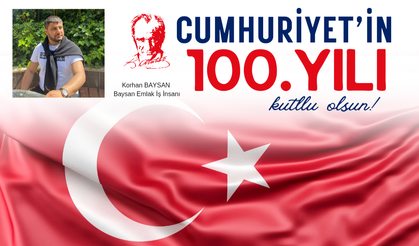 Korhan Baysan Cumhuriyet Bayramı 100'ncü yıl kutlaması