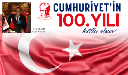 ALGC Başkanı Ferit Kesen Cumhuriyet Bayramı 100'ncü yıl kutlaması