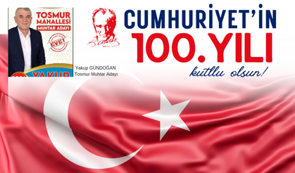 Yakup Gündoğan Cumhuriyet Bayramı 100'ncü yıl kutlaması