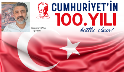 Süleyman Kaya Cumhuriyet Bayramı 100'ncü yıl kutlaması