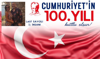 Latif Saygılı Cumhuriyet Bayramı 100'ncü yıl kutlaması