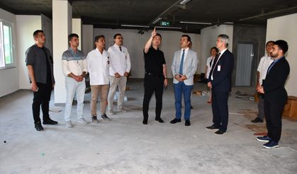 Kaymakam Öztürk sağlık hizmetlerini yerinde inceledi